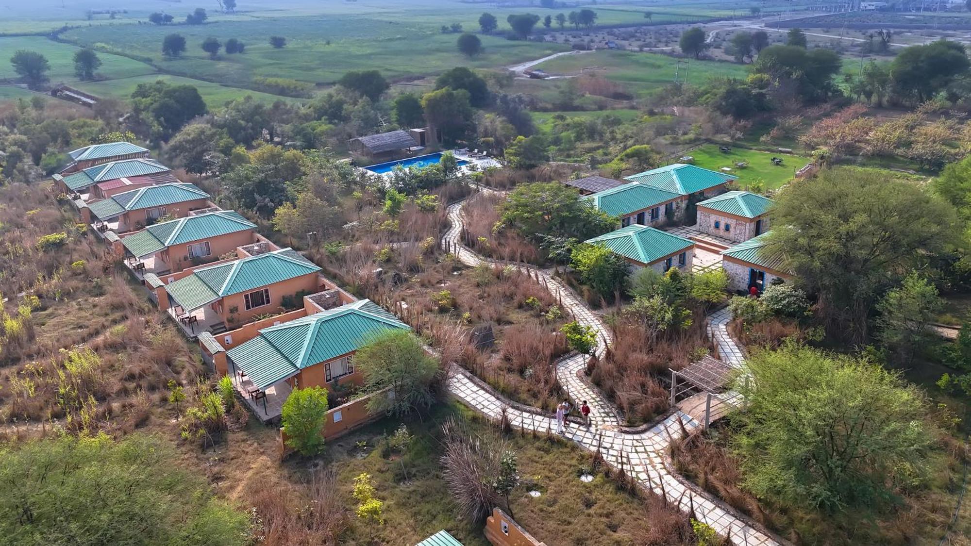 Bagh Serai - Rustic Cottage With Private Pool Sawai Madhopur Exterior foto