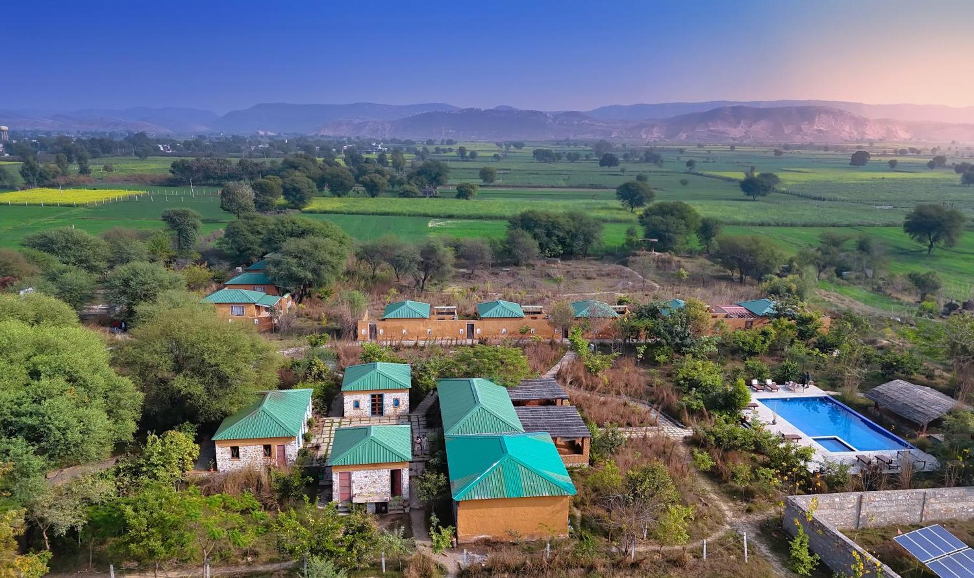 Bagh Serai - Rustic Cottage With Private Pool Sawai Madhopur Exterior foto