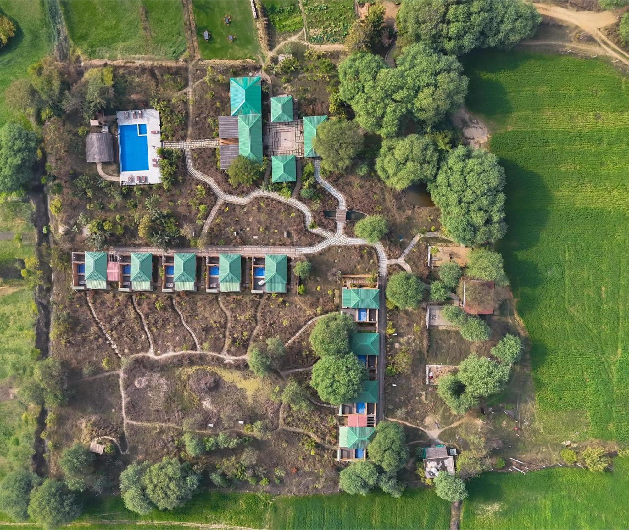 Bagh Serai - Rustic Cottage With Private Pool Sawai Madhopur Exterior foto